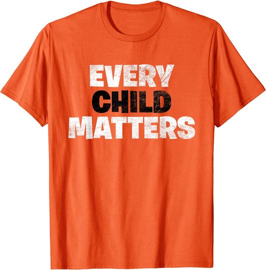 Discover T-shirt para Homem e Mulher Orange Every Child Matters Awareness