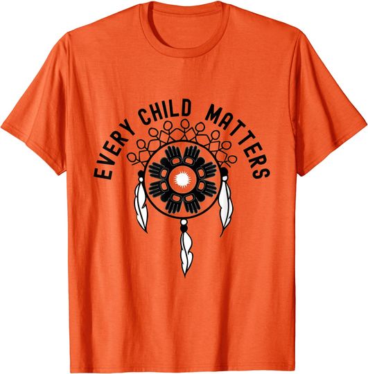 Discover T-shirt para Homem e Mulher Clássico Every Child Matters
