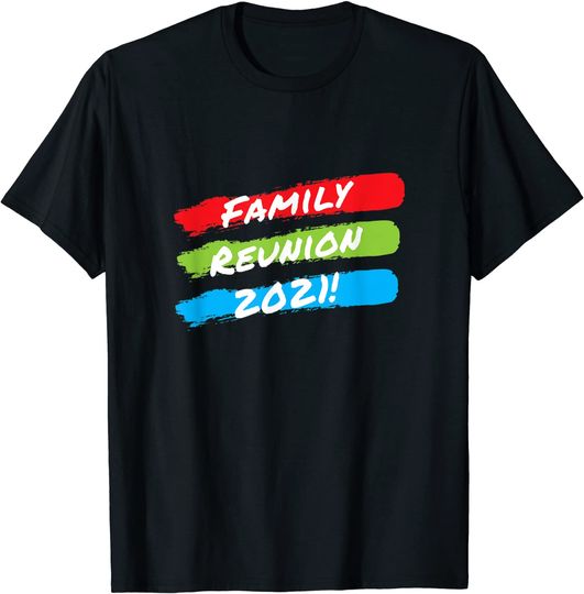 Discover Family Reunion 2021 | Camisete T Shirt Unissexo Manga Curta