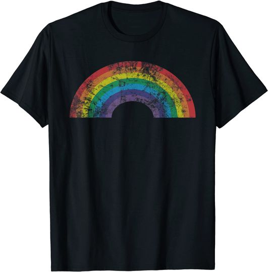 Discover Rainbow T Shirt Gay Pride 1970's 1980's Retro T Shirt