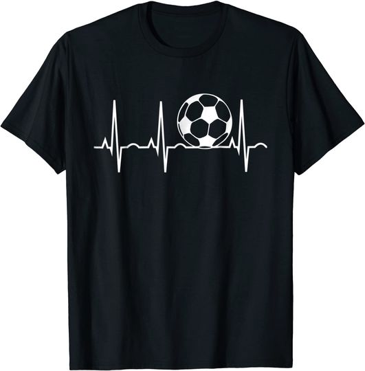 Discover Soccer Heartbeat Soccer Ball T Shirt