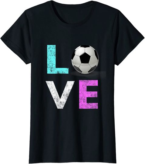 Girls Love Soccer T Shirt
