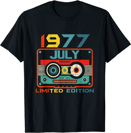 Vintage July 1977 Cassette TapeT Shirt