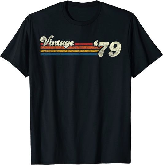 Discover Retro Vintage 1979 42nd Birthday T Shirt