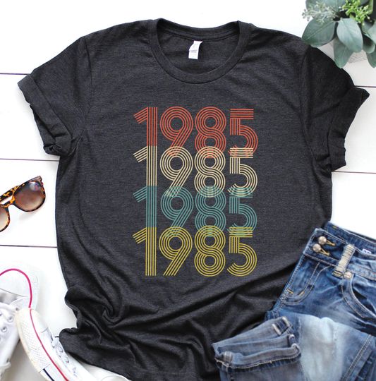 Vintage 1985 36th Birthday T Shirt