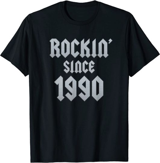 Discover Classic Rock 1990 31st Birthday T Shirt