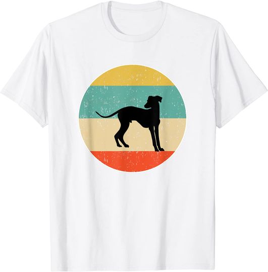 Discover Camiseta para Homem e Mulher com Cão e Círculo Colorido