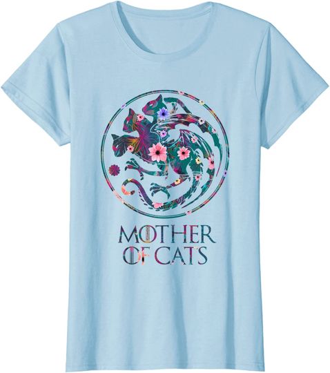 Discover T-shirt de Mulher Mother of Cats