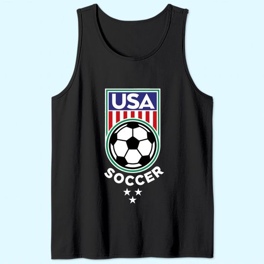 Discover USA Soccer Team Tank Top Support the Team USA Flag Football Tank Top