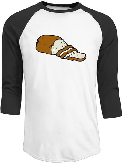 Discover T-Shirt Camiseta Unissexo Manga ¾ Raglan Presente para Padeiro Pão Fatia de Pão