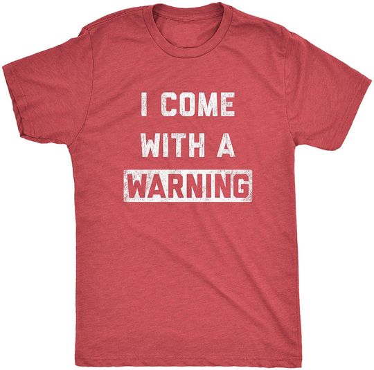Discover T-shirt Unissexo I Come with A Warning