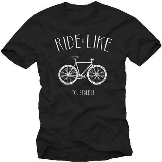 T-shirt Unissexo Ride It Like You Stole It