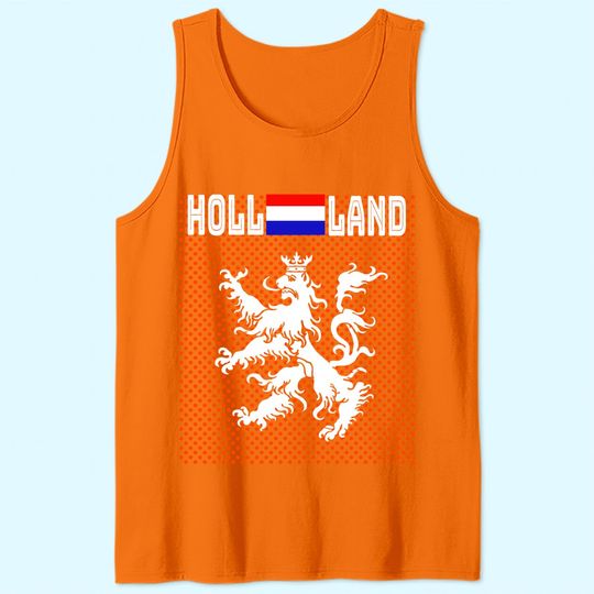 Discover Euro 2021 Men's  Tank Top Holland Soccer