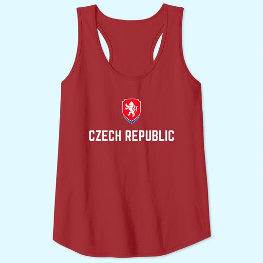 Discover Czech Republic Soccer Jersey 2020 2021 Czechia Football Team Premium Tank Top