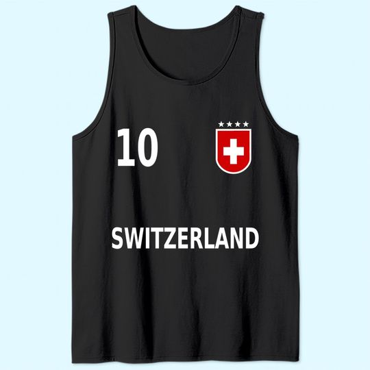 Discover Switzerland Suisse Swiss Soccer Jersey 2020 Tank Top