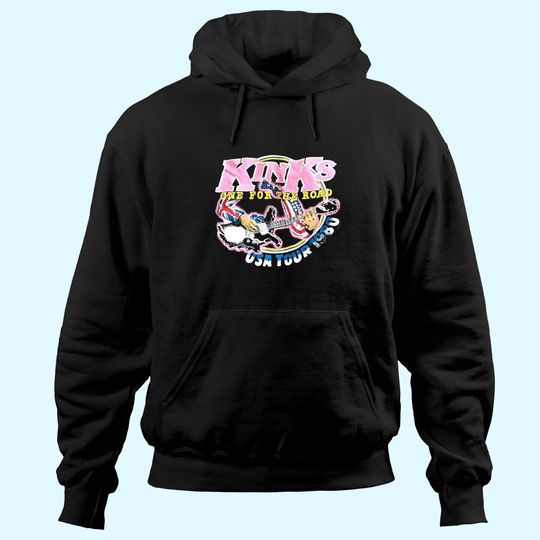 Discover The Kinks Band One For The Road USA Tour 1980 Hoodies