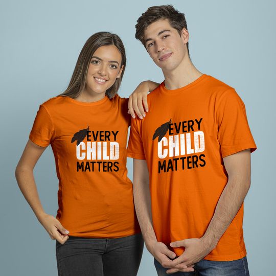 Discover Every Child Matters Men's T Shirt Orange Day