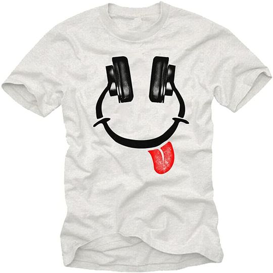 Discover T-shirt Unissexo Divertido com Estampa de Headphones