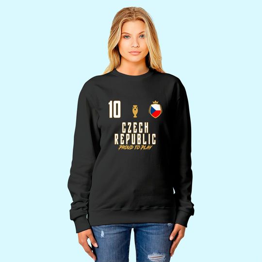 Discover Fan Czech Republic National 10 Soccer Team Football Player Premium Sweatshirt