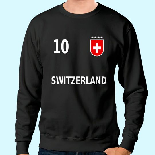 Discover Switzerland Suisse Swiss Soccer Jersey 2020 Sweatshirt