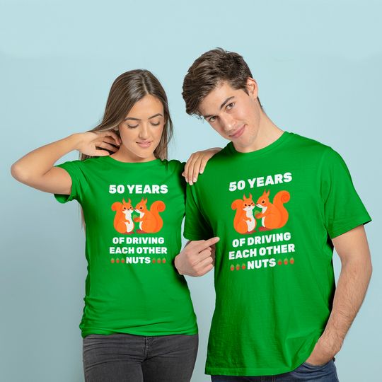 Discover 50th 50-Year Wedding Anniversary Funny Couple For Him Her T-Shirt