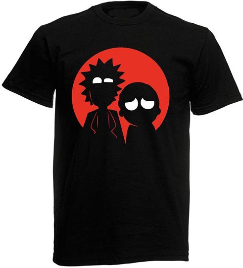 Sombra de Rick e Morty | T-Shirt Camisete Manga Curta para Homem e Mulher