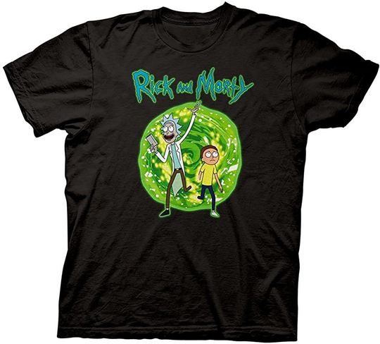 Discover T-Shirt Camisete Unissexo Manga Curta Presente Rick e Morty