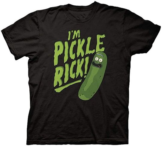 Discover T-Shirt Camisete Unissexo Manga Curta Presente I'm Pickle Rick