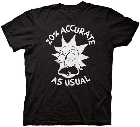 Discover T-Shirt Camisete Unissexo Manga Curta Rick e Morty 20% Accurate As Usual