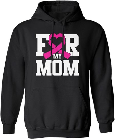 Discover Hoodie Sweater com Capuz Unissexo Conscientização de Cancro de Mama Presente Motivacional para A Mãe