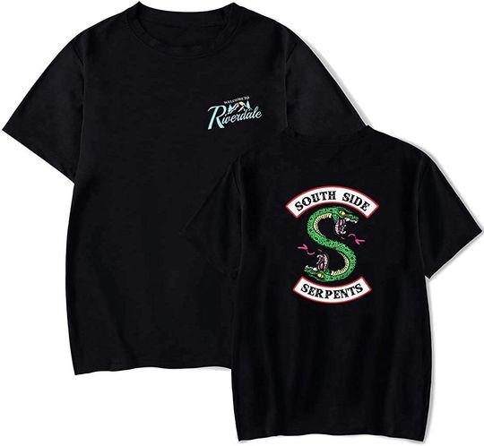 T-shirt Unissexo de Impressão Frente e Verso Riverdale South Side