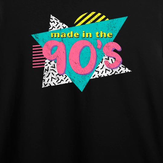 Discover Made In The 90's Retro Vintage 1990's Birthday Hoodie