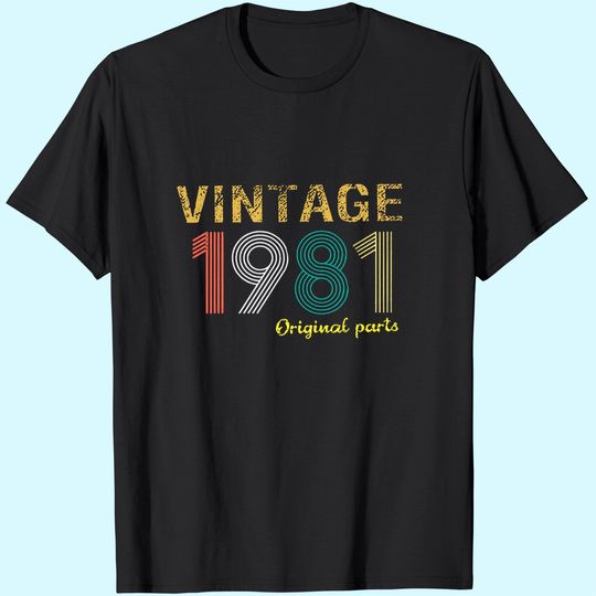 Discover T-shirt Vintage 1981 para Homem e Mulher