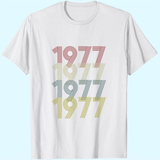 Discover 44 Year Old Birthday Gift Tee 1977 Birthday Shirt Vintage T Shirt