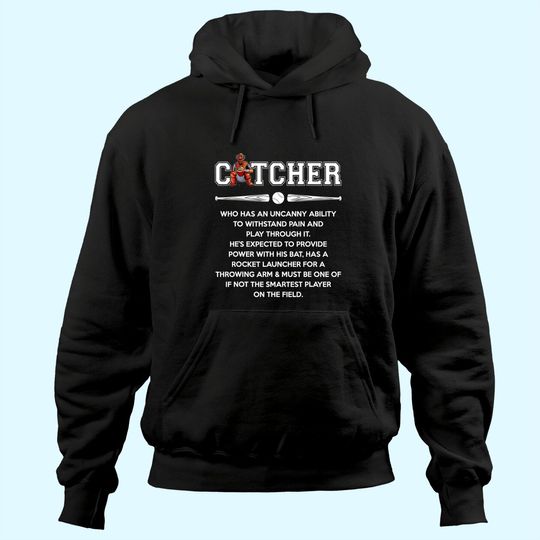 Discover Baseball Lover - Catcher Definition Hoodie