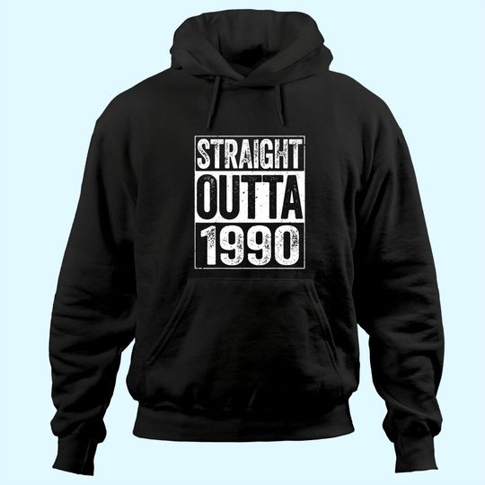 Discover Straight Outta 1990 Hoodie 31st Birthday Hoodie