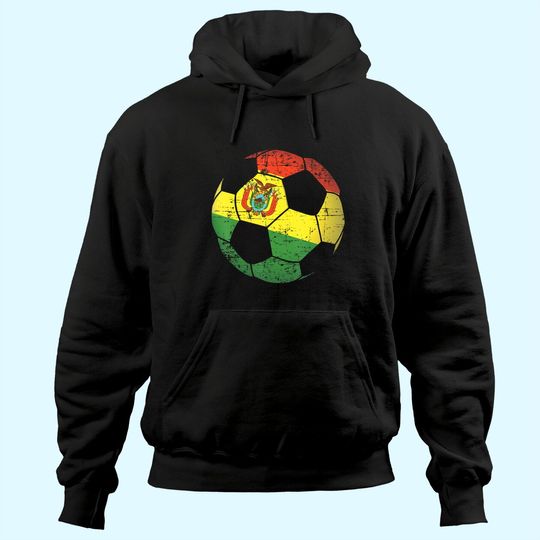Discover Bolivia Soccer Ball Flag Jersey Bolivian Football Gift Hoodie