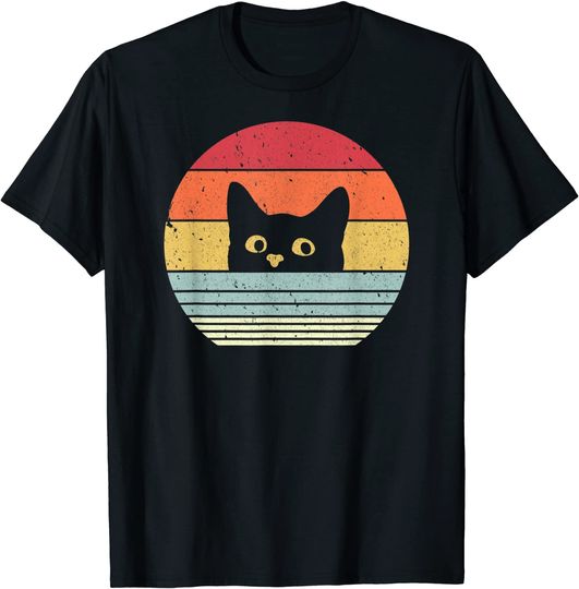 Discover T-shirt Unissexo com Gato Preto