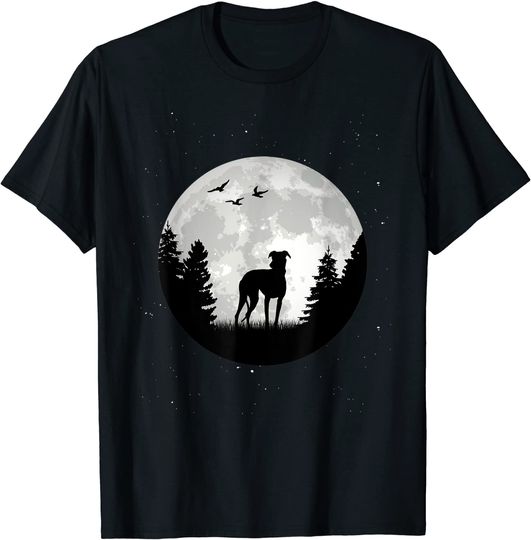 Discover T-shirt de Homem Galgo E Lua
