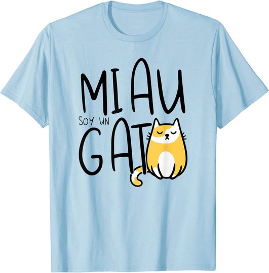 Discover T-shirt Unissexo Miau Sou Um Gato