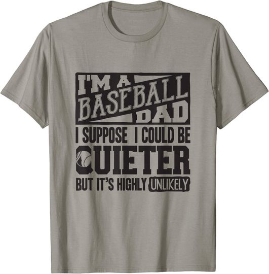 Discover Baseball Dad Shirt Men Baseball Lover T-Shirt