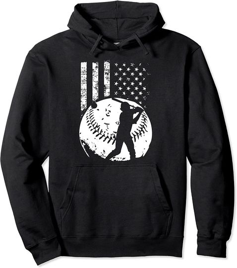 Discover Patriotic American Flag Baseball design, Baseball design Pullover Hoodie