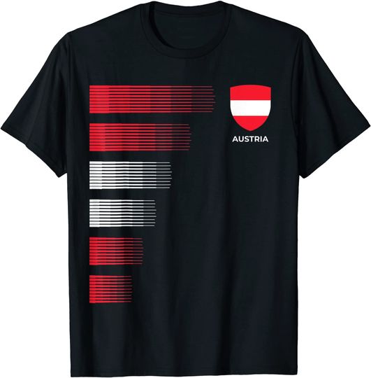 Discover Austria Soccer Jersey T Shirt