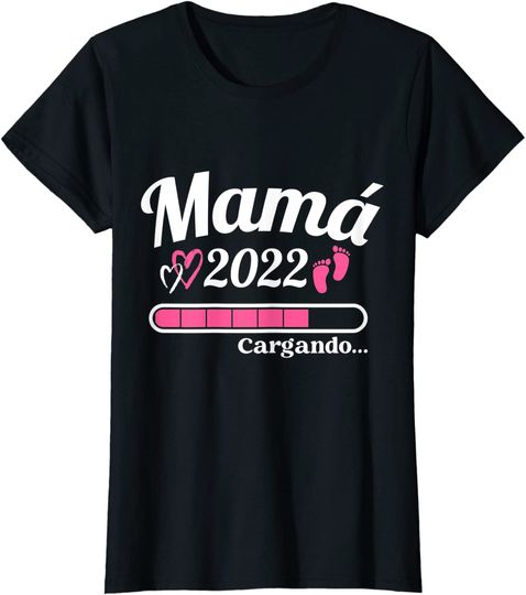 Discover T-shirt de Mulher A Gravidez É Divertido Bebé Está A Chegar Mamá 2022