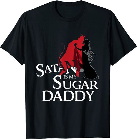 Discover T-shirt Unissexo Satan Is My Sugar Daddy