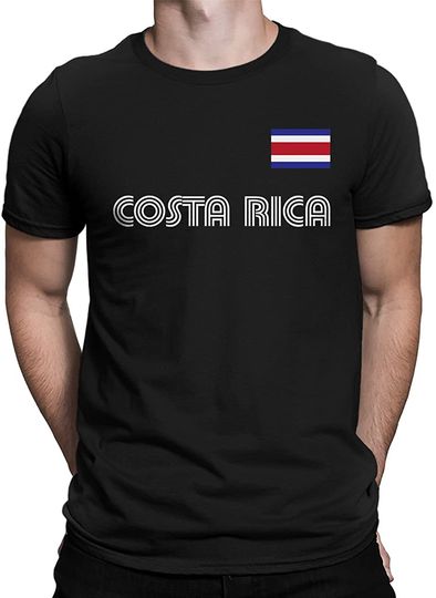 Discover SpiritForged Apparel Costa Rica Soccer Jersey Men's T-Shirt