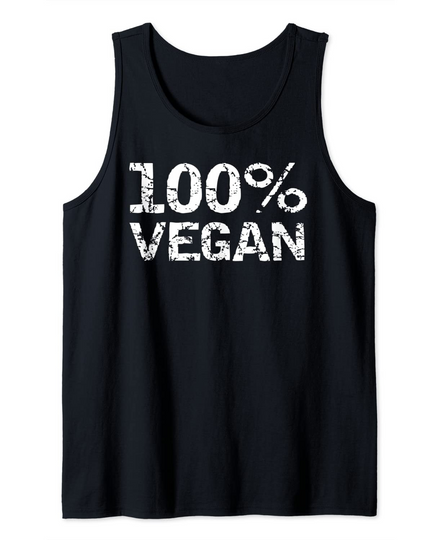 Camisola sem Mangas 100% Vegan Presente Vegano