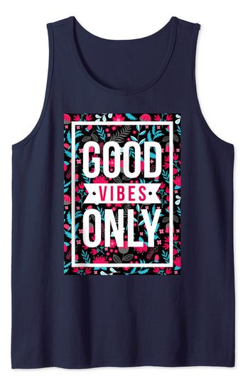 Discover Camisola sem Mangas Unissexo Good Vibes Only