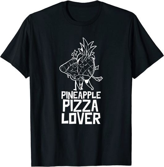 Discover T-shirt Unissexo Pineapple Pizza Lover