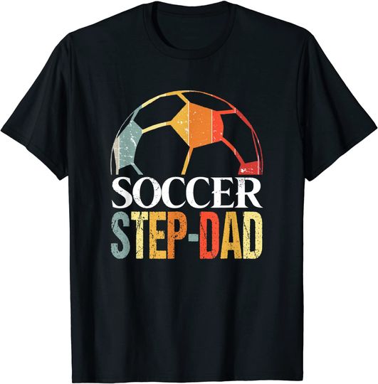 Discover Soccer Step-Dad - Vintage Soccer Step-Dad T-Shirt